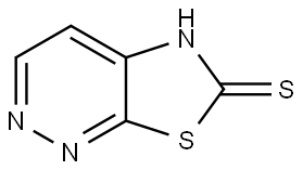 Thiazolo[5,4-c]pyridazine-6(5H)-thione Structure