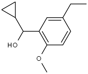 cyclopropyl(5-ethyl-2-methoxyphenyl)methanol Structure