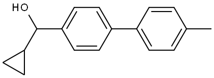 cyclopropyl(4'-methyl-[1,1'-biphenyl]-4-yl)methanol Structure