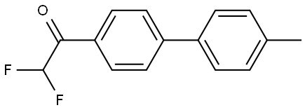 2,2-difluoro-1-(4'-methyl-[1,1'-biphenyl]-4-yl)ethanone Structure