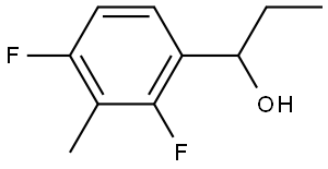 1-(2,4-difluoro-3-methylphenyl)propan-1-ol Structure