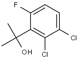 2-(2,3-dichloro-6-fluorophenyl)propan-2-ol Structure