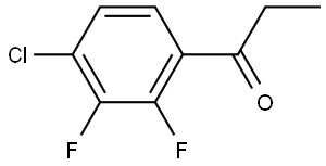 1-(4-chloro-2,3-difluorophenyl)propan-1-one Structure