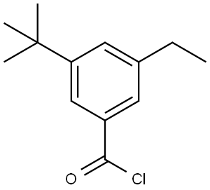 3-(tert-butyl)-5-ethylbenzoyl chloride Structure