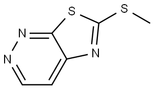 6-(Methylthio)thiazolo[5,4-c]pyridazine Structure