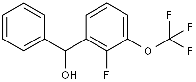 (2-fluoro-3-(trifluoromethoxy)phenyl)(phenyl)methanol Structure