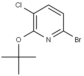 6-bromo-2-(tert-butoxy)-3-chloropyridine 구조식 이미지