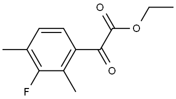 ethyl 2-(3-fluoro-2,4-dimethylphenyl)-2-oxoacetate Structure