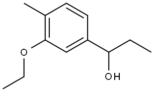 1-(3-ethoxy-4-methylphenyl)propan-1-ol Structure