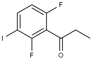 1-(2,6-difluoro-3-iodophenyl)propan-1-one Structure