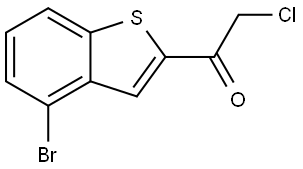 1-(4-bromobenzo[b]thiophen-2-yl)-2-chloroethanone Structure