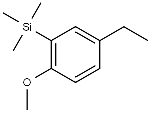 (5-ethyl-2-methoxyphenyl)trimethylsilane Structure