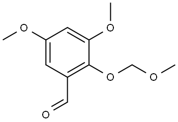 3,5-dimethoxy-2-(methoxymethoxy)benzaldehyde Structure