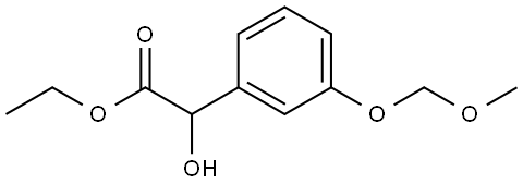 ethyl 2-hydroxy-2-(3-(methoxymethoxy)phenyl)acetate Structure