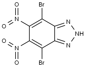 2H-Benzotriazole, 4,7-dibromo-5,6-dinitro- Structure