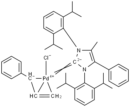 Homogeneous Pd-NHC catalyst Structure