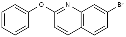 Quinoline, 7-bromo-2-phenoxy- Structure