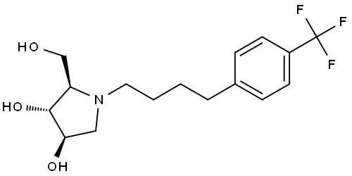 N-4′-(p-Trifluoromethylphenyl)butyl-DAB Structure