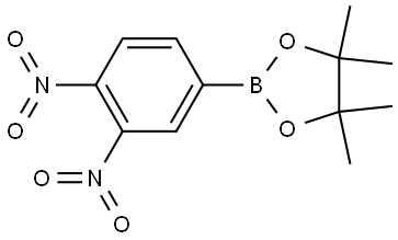 2-(3,4-dinitrophenyl)-4,4,5,5-tetramethyl-1,3,2-dioxaborolane Structure