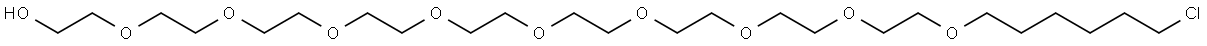 33-chloro-3,6,9,12,15,18,21,24,27-nonaoxatritriacontan-1-ol Structure
