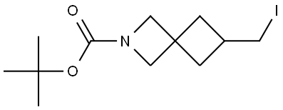 t-butyl 6-(iodomethyl)-2--azaspiro[3.3]heptane-2-carboxylate Structure