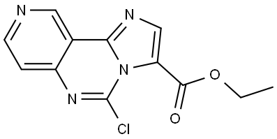 ethyl 5-chloroimidazo[1,2-c]pyrido[3,4-e]pyrimidine-3-carboxylate Structure