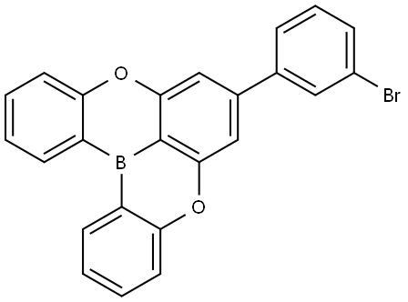 7-(3-bromophenyl)-5,9-dioxa-13b-boranaphtho[3,2,1-de]anthracene Structure