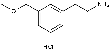 2-(3-(methoxymethyl)phenyl)ethan-1-amine hydrochloride Structure