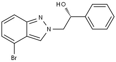 (R)-4-bromo-2-(2-fluoro-2-phenylethyl)-2H-indazole Structure