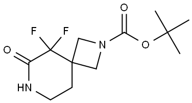 2-Boc-5,5-difluoro-2,7-diazaspiro[3.5]nonan-6-one Structure