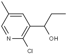 1-(2-chloro-5-methylpyridin-3-yl)propan-1-ol Structure