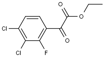 ethyl 2-(3,4-dichloro-2-fluorophenyl)-2-oxoacetate Structure