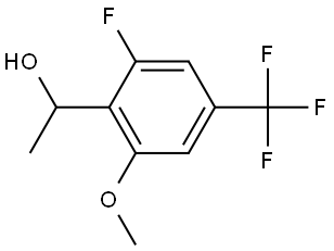 1-(2-fluoro-6-methoxy-4-(trifluoromethyl)phenyl)ethanol Structure