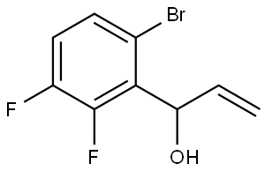 1-(6-bromo-2,3-difluorophenyl)prop-2-en-1-ol Structure