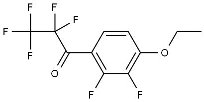 1-(4-ethoxy-2,3-difluorophenyl)-2,2,3,3,3-pentafluoropropan-1-one Structure