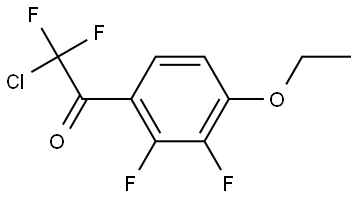 2-chloro-1-(4-ethoxy-2,3-difluorophenyl)-2,2-difluoroethanone Structure