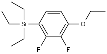 (4-ethoxy-2,3-difluorophenyl)triethylsilane Structure