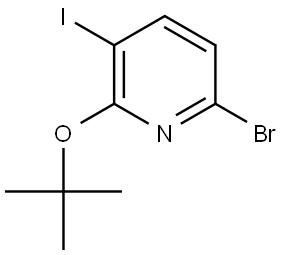 6-bromo-2-(tert-butoxy)-3-iodopyridine Structure