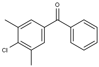 (4-chloro-3,5-dimethylphenyl)(phenyl)methanone Structure