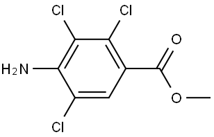 methyl 4-amino-2,3,5-trichlorobenzoate Structure