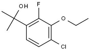 2-(4-chloro-3-ethoxy-2-fluorophenyl)propan-2-ol Structure