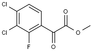 methyl 2-(3,4-dichloro-2-fluorophenyl)-2-oxoacetate Structure