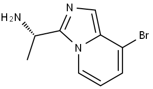 (S)-1-(8-Bromoimidazo[1,5-a]pyridin-3-yl)ethan-1-amine Structure