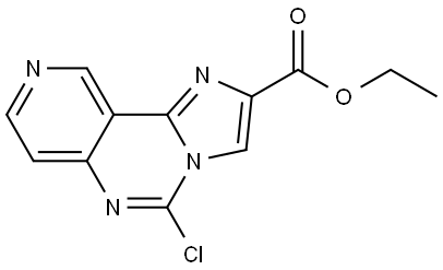 ethyl 5-chloroimidazo[1,2-c]pyrido[3,4-e]pyrimidine-2-carboxylate Structure