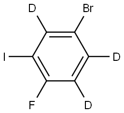 4-bromo-1-fluoro-2-iodobenzene-3,5,6-d3 Structure