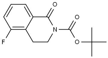 tert-butyl 5-fluoro-1-oxo-3,4-dihydroisoquinoline-2(1H)-carboxylate Structure