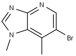 6-Bromo-1,7-dimethyl-1H-imidazo[4,5-b]pyridine Structure