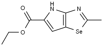 4H-Pyrrolo[2,3-d]selenazole-5-carboxylic acid, 2-methyl-, ethyl ester Structure