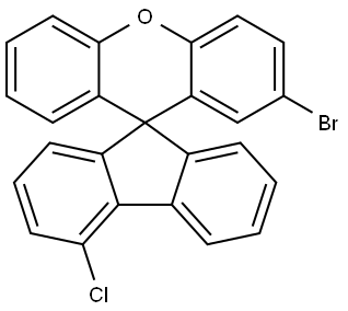 2'-bromo-4-chlorospiro[fluorene-9,9'-xanthene] Structure