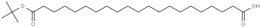 Mono-tert-butyl eicosanedioate Structure